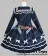 Gothic Lolita Punk Classic Sailor Collar Navy Blue Dress