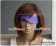 Future Diary Cosplay 9th Minene Uryuu Eye Patch Purple