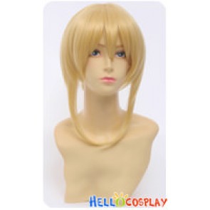 Love Live Cosplay Eli Ayase Wig Ponytail Golden Yellow