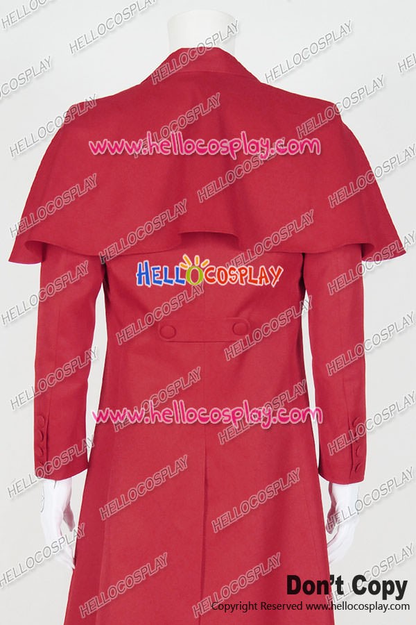  Dailinming Hellsing Alucard Uniform Cosplay Costume Red :  Clothing, Shoes & Jewelry
