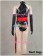 Ms Marvel Cosplay Black Leather Jumpsuit Dress Costume