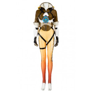 Overwatch Cosplay Tracer Costume Uniform