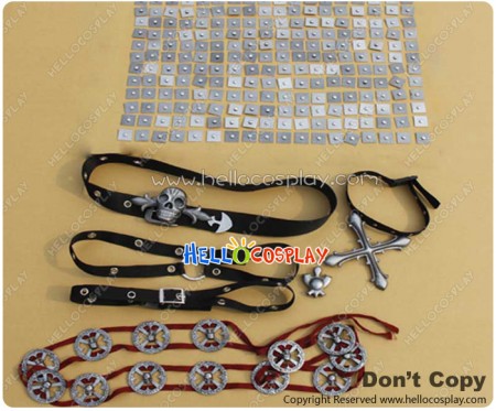 Final Fantasy X 2 Cosplay Pine Accessories Full Set