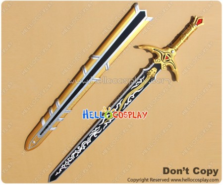 Garo Cosplay Ryuga Dougai Sword Scabbard Golden Weapon Prop