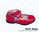 Mirror Red Pop Crossing Straps Chunky Princess Lolita Shoes