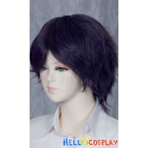 Darkest Purple Cosplay Short Layer Wig