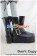 Angel Sanctuary Cosplay Shoes Short Boots Black Platform