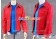 Smallville Clark Kent Cosplay Red Denim Jacket Coat Costume