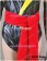 Ms Marvel Cosplay Black Leather Jumpsuit Dress Costume