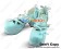 Matt Blue Straps Bow Chunky Princess Lolita Shoes