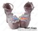 Mirror Pink White Ruffle Flower Bow Chunky Princess Lolita Shoes