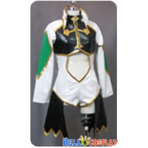 Code Geass R2 Cosplay Green Black White Uniform Costume