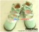 Mint Bow Straps Flat Sweet Lolita Doll Shoes