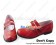 Wine Red Double Straps Low Chunky Sweet Lolita Shoes