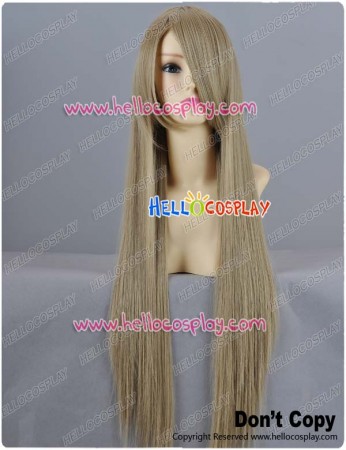 Cool Ash Blonde Flaxen Long Cosplay Wig