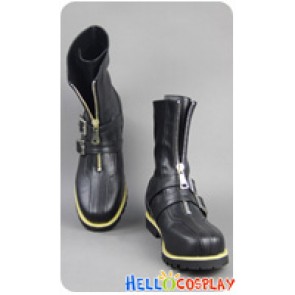 Devil May Cry 3 Cosplay Dante Zipper Black Short Boots