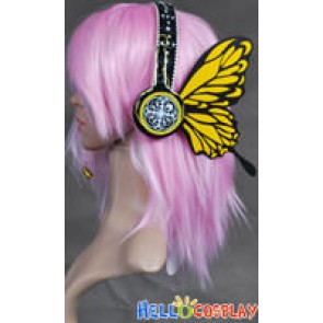 Vocaloid Cosplay  Rin and Len Yellow Butterfly Earphone