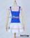 One Piece Cosplay Nami Plain White Blue Dress Costume