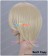 Light Yellow Blonde Cosplay Short Wig Layered