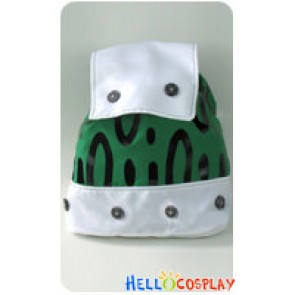 One Piece Cosplay Portgas D Ace Accessories White Green Bag New