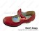 Wine Red Charlotte Bow Chunky Sweet Lolita Shoes