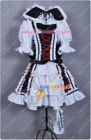 Touhou Project Cosplay Watatsuki no Yorihime Gothic Lolita Dress