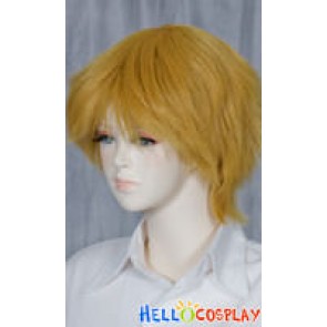 Gold Cosplay Short Layer Wig