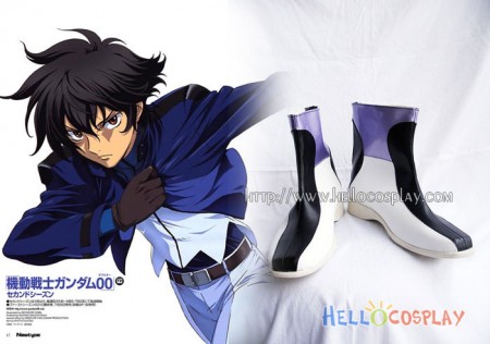 Mobile Suit Gundam 00 Cosplay Setsuna F Seiei Shoes