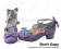 Purple Pearls String Chunky Princess Lolita Shoes