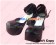 Matte Black Ruffle Ankle Strap Chunky Princess Lolita Shoes