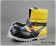 Kingdom Hearts 2 Cosplay Shoes Sora Black Yellow Shoes