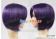 Dark Purple BoBo Cosplay Short Wig