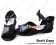 Sweet Lolita Shoes Black Ankle Strap Bow Lace Fish Mouth Flat Heel