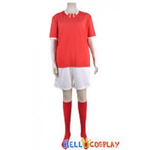 Inazuma Eleven Cosplay Korea's Fire Dragon team Sports Uniform