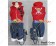 One Piece Monkey D Luffy Cosplay Costume Hat Bag Full Set