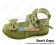 Nude Color Ruffle Bow Crossing Straps Chunky Sweet Lolita Shoes