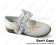Matt White Bow Straps Ruffle Chunky Princess Lolita Shoes