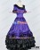 Civil War Southern Belle Ball Gown Violet Prom Lolita Dress