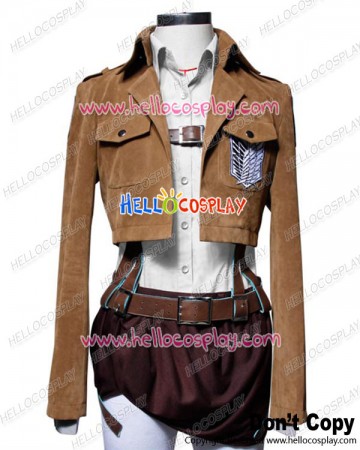 Attack On Titan Shingeki No Kyojin Cosplay Armin Arlert Suede Costume Full Set