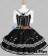 Sweet Lolita Gothic Punk Jumper Skirt Black Sailor Dress