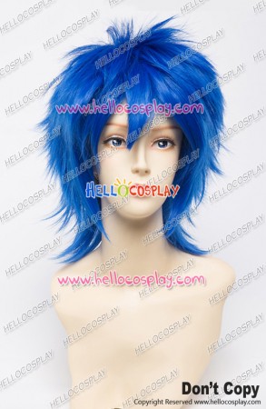 Vocaloid Cosplay Kaito Wig Penguindrum Shōma Takakura Wig 30CM Blue Universal Layered Short