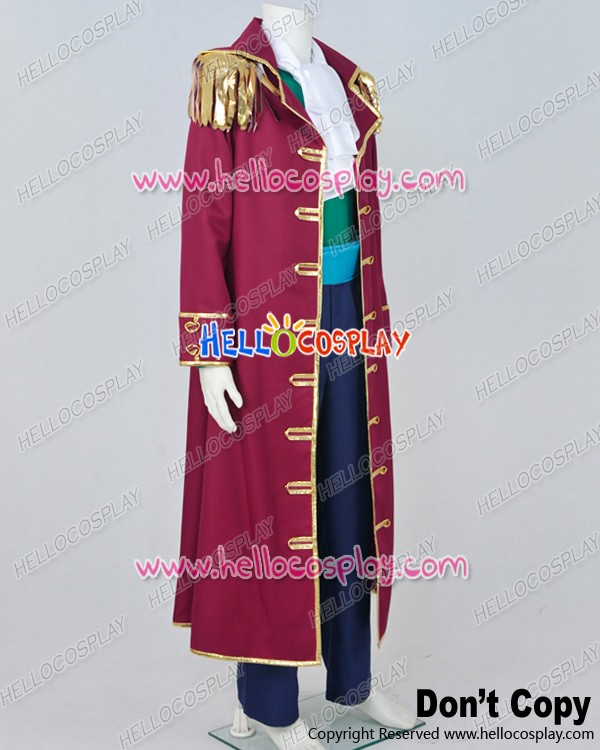 One Piece Gold D Roger Captain Cosplay Costume