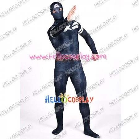 Captain America 2 The Winter Soldier Steve Rogers Cosplay Costume Jumpsuit