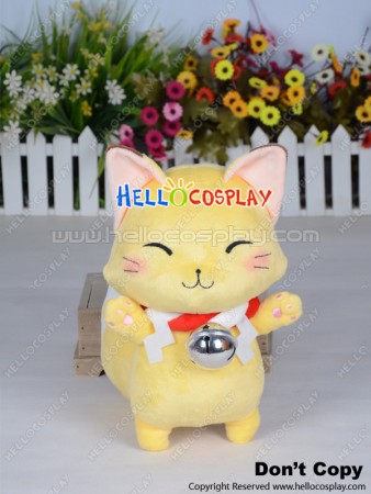 Gugure! Kokkuri-san Cosplay Yellow Fox Kokkuri-san Plush Doll