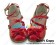 Mirror Red Bows Ruffle Sweet Chunky Princess Lolita Shoes