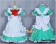 Axis Powers Hetalia Cosplay Italy Green Maid Dress