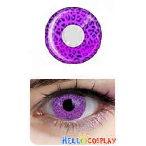 Purple Leopard Cosplay Contact Lense