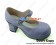 Matt Purple Instep Strap Chunky Punk Lolita Shoes