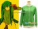 Vocaloid 2 Cosplay Costume Matryoshka Hatsune Miku Coat Green