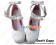 Lolita Shoes White Lace Ankle Strap Scalloped Feminine Sweet Chunky